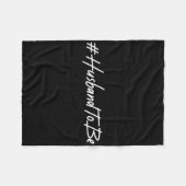 Couverture Polaire Futur époux Fiancé Engagé Marié Futur mari (Devant (Horizontal))