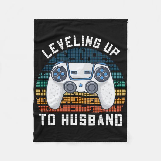 Couverture Polaire Futur mari cool Engagement Hommes Garçons Marié Po (Devant)