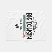 Couverture Polaire Future Big Cousin - 1ère annonce de grossesse de b (Devant (Horizontal))