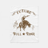 Couverture Polaire Future Bull Rider Cowboy Western Men (Devant)