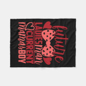 Couverture Polaire Future Ladies Man Current Mamas Boy Valentine Son  (Devant (Horizontal))