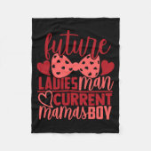 Couverture Polaire Future Ladies Man Current Mamas Boy Valentine Son  (Devant)