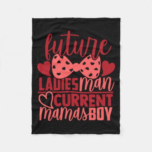 Couverture Polaire Future Ladies Man Current Mamas Boy Valentine Son  (Devant)