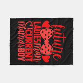 Couverture Polaire Future Ladies Man Current Mamas Boy Valentine Son (Devant (Horizontal))