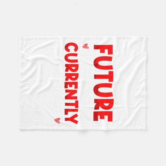 Couverture Polaire Future Ladies Man Current Mamas Boy Valentines D  (Devant (Horizontal))