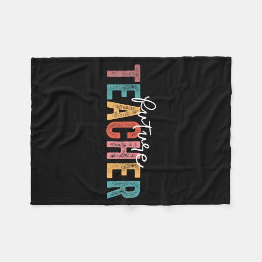 Couverture Polaire Future Teacher Student Teaching School Teacher In (Devant (Horizontal))