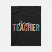 Couverture Polaire Future Teacher Student Teaching School Teacher In (Devant)