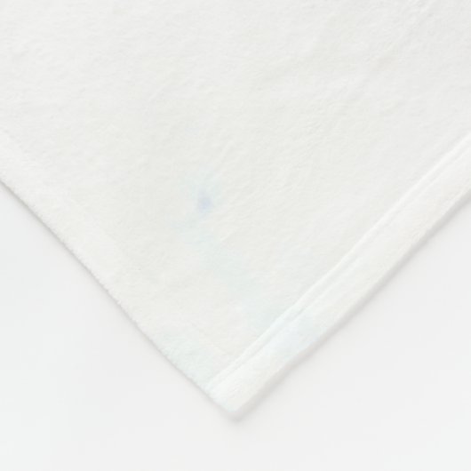 Couverture Polaire Fuzzy White Quail Cerf Fawn (Coin)