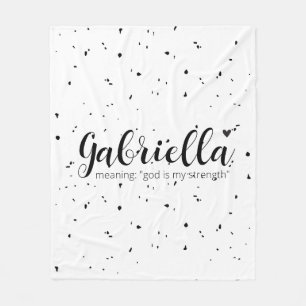 Couverture Polaire GABRIELLA Nom Révélation Signification minimale mo
