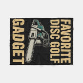 Couverture Polaire Gadget préféré de disc golf Drôle de disc golf _1 (Devant (Horizontal))