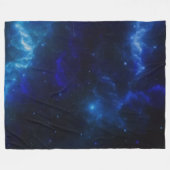 COUVERTURE POLAIRE GALAXE BLEUE (Devant (Horizontal))