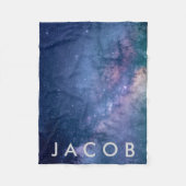 Couverture Polaire Galaxie • Arrière - plan de l'espace avec le nom (Devant)