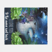 Couverture Polaire Galaxie spatiale (Devant (Horizontal))