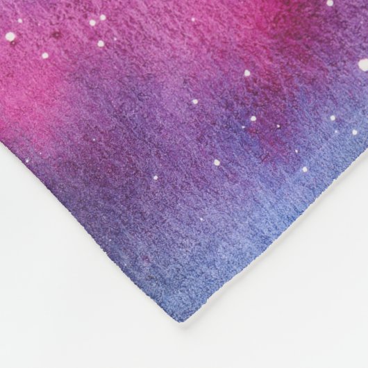 Couverture Polaire Galaxie ultra-violette (Coin)