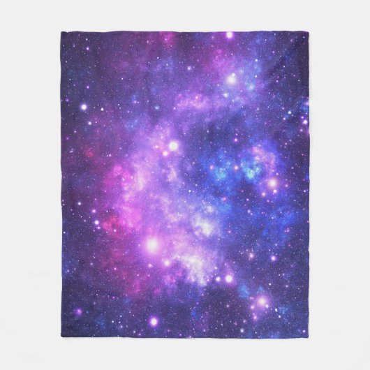 Couverture Polaire Galaxy cosmos pattern scrapbooking (Devant)