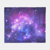 Couverture Polaire Galaxy cosmos pattern scrapbooking (Devant (Horizontal))