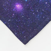 Couverture Polaire Galaxy cosmos pattern scrapbooking (Coin)