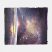 Couverture Polaire Galaxy étoile infinité cosmos sombre (Devant (Horizontal))
