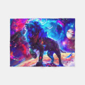 Couverture Polaire Galaxy Lion Blue (Devant (Horizontal))