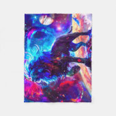 Couverture Polaire Galaxy Lion Blue (Devant)