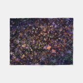 Couverture Polaire Galaxy Starry Night Thaillot Blanche - Constel Cos (Devant (Horizontal))