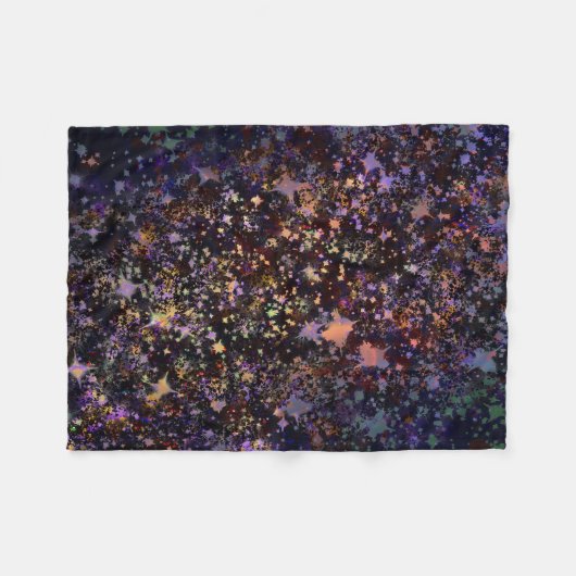 Couverture Polaire Galaxy Starry Night Thaillot Blanche - Constel Cos (Devant (Horizontal))