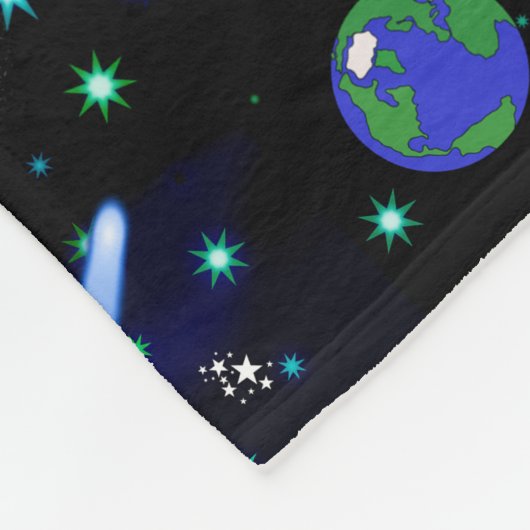 Couverture Polaire Galaxy Universe - Planètes, Étoiles, Comètes, Rock (Coin)