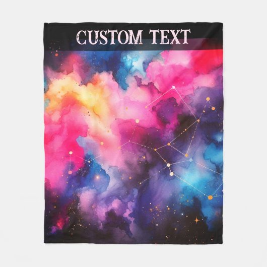 Couverture Polaire Galaxy Veil (Devant)