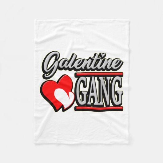 Couverture Polaire Galentine Gang Funny Valentines Day With The Gir (Devant)