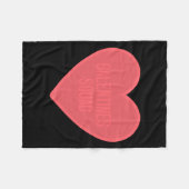 Couverture Polaire Galentines Day Squad Bff Valentines Day Friendship (Devant (Horizontal))