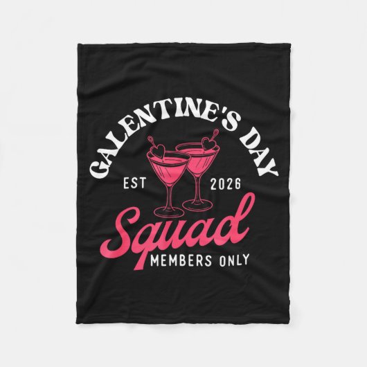 Couverture Polaire Galentine's Day Squad - Galentine's Day Gals Siste (Devant)