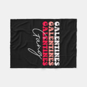 Couverture Polaire Galentines Gang - Galentine's Day Gals Sisterhood  (Devant (Horizontal))