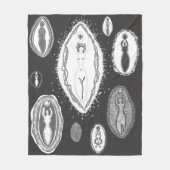 Couverture Polaire Galerie de la déesse Yoni (Devant)