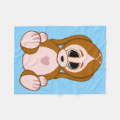 Couverture Polaire Galets du chiot (Devant (Horizontal))