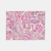 Couverture Polaire Galets Mosaic Art - Rose rose pâle (Devant (Horizontal))