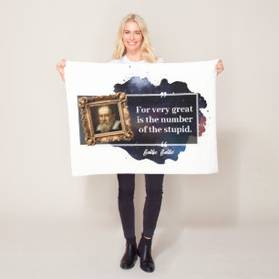 Couverture Polaire Galileo Galilei Grand nombre de la stupide