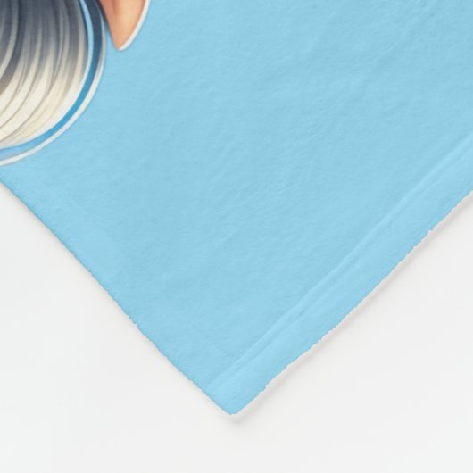 Couverture Polaire Galloping funny horse (Coin)