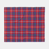 Couverture Polaire Galloway carreau rouge (Devant (Horizontal))