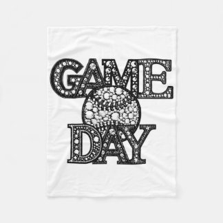 Couverture Polaire Game Day Bysebyl Rhinestone Bysebyl Player Sport M