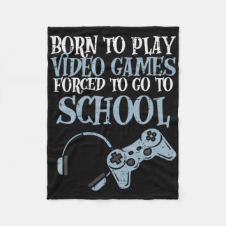 Couverture Polaire Gamer Born Jouer Vidéo Jeu Amusant Jeu Hommes Garç
