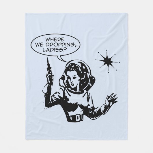 Couverture Polaire Gamer fille (Devant)