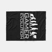 Couverture Polaire Gamer Gift | Évolution des gamers (Devant (Horizontal))