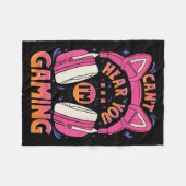 Couverture Polaire Gamer Girl Can't Ecouter I'm Gaming Cute Video Ga (Devant (Horizontal))
