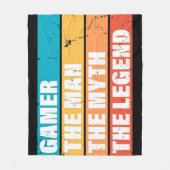 Couverture Polaire Gamer. L'Homme. Le Mythe. La Légende. (Devant)