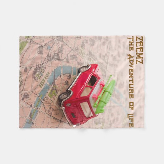 Couverture Polaire Gamer Life Adventure with Zeemz TTRPG Tabletop (Devant (Horizontal))