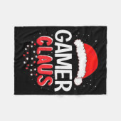 Couverture Polaire Gamer Santa Claus Christmas Matching Costume (Devant (Horizontal))