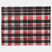 Couverture Polaire Gamme Abstraite Red Black (Devant (Horizontal))