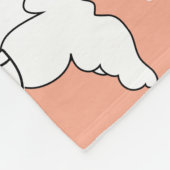 Couverture Polaire Gamme d'animaux zèbres (Coin)