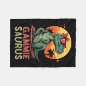 Couverture Polaire Gammiesaurus Dino Dinosaur Gammie-saurus T-rex Fun (Devant (Horizontal))