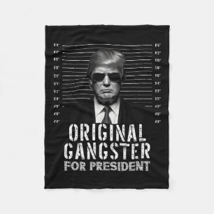 Couverture Polaire Gangster Pour Le Président Donald Trump Mushot